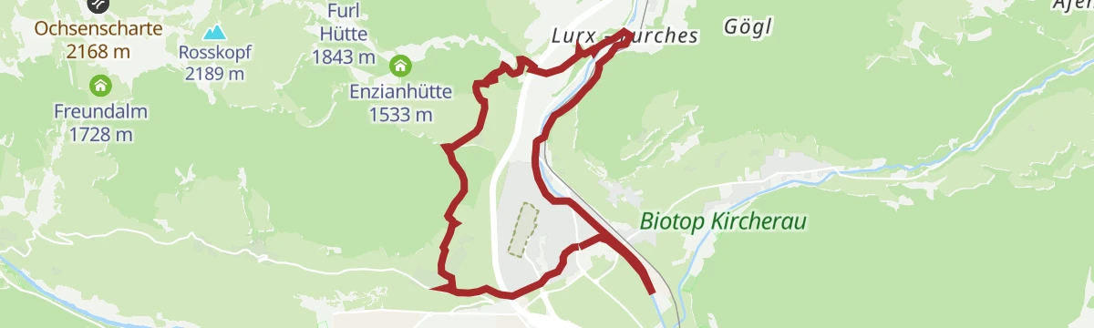 Route map: Gaismair round trail